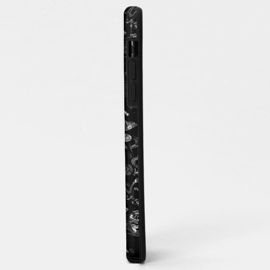 Abstracte splaatstpenseel modern, stijlvol fashion Case-Mate iPhone case (Achterkant/links)