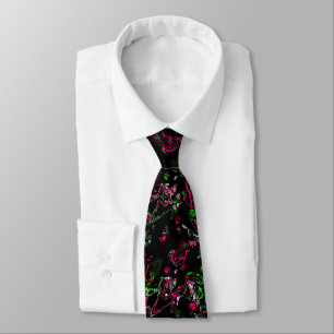 Abstracte splaatstpenseel modern, stijlvol fashion stropdas