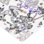 Abstracte splaatstpenseel modern, stijlvol fashion tafelkleed (Gekanteld)