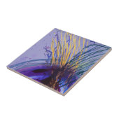 Abstracte Splatter Keramische Tegel Tegeltje (Zijkant)