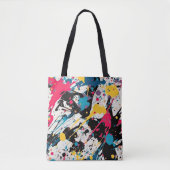 Abstracte Spletters Naadloos patroon Sierkussen Tote Bag (Voorkant)