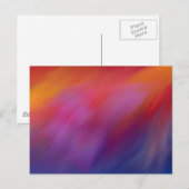 Abstracte splitsing briefkaart (Voorkant / Achterkant)