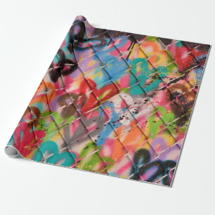 Abstracte Spray Paint Texture Background, street, Cadeaupapier