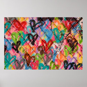 Abstracte Spray Paint Texture Background, street, Poster