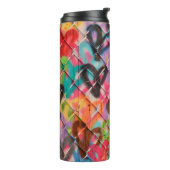 Abstracte Spray Paint Texture Background, street, Thermosbeker (Gedraaid links)