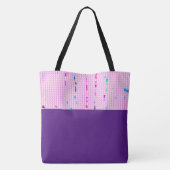 Abstracte sprinkles Canvas tas (Achterkant)