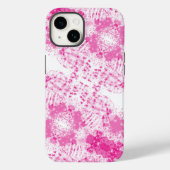 Abstracte spuit van roze verf Case-Mate iPhone case (Achterkant)