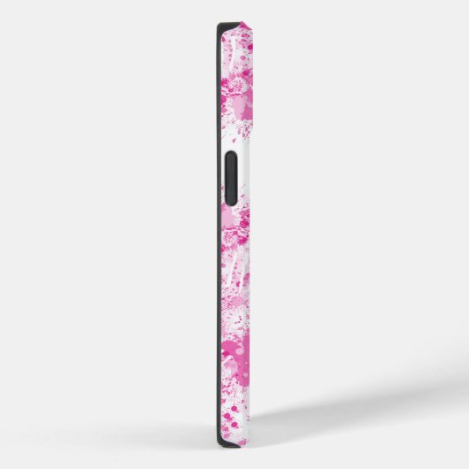 Abstracte spuit van roze verf Case-Mate iPhone case (Achterkant / Rechts)
