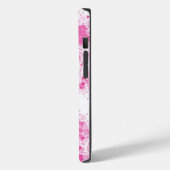 Abstracte spuit van roze verf Case-Mate iPhone case (Achterkant / Links)