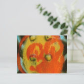 Abstracte spuitverf art. 01 briefkaart (Staand voorkant)