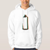 Abstracte spuitverf blikjes hoodie (Voorkant)