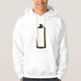 Abstracte spuitverf blikjes hoodie