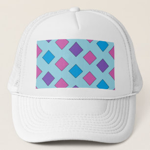 Abstracte Sqaures Trucker Pet