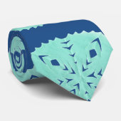 ABSTRACTE SQUARE WYCINANKI STROPDAS (Opgerold)