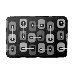 Abstracte Squishy Cubes Black Silver Badmat