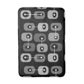 Abstracte Squishy Cubes Black Silver Badmat (Voorkant Verticaal)