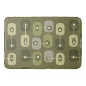 Abstracte Squishy Cubes Olive Green Badmat (Voorkant)