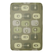 Abstracte Squishy Cubes Olive Green Badmat (Voorkant Verticaal)