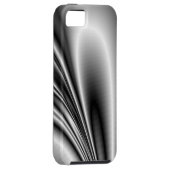 Abstracte staalgolven Metallic look Case-Mate iPhone Case (Back/Rechts)