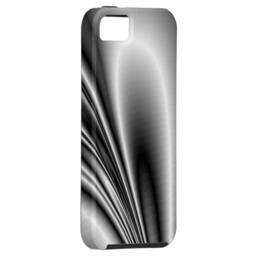 Abstracte staalgolven Metallic look Case-Mate iPhone Case (Back/Rechts)