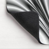 Abstracte staalgolven Metallic look Muismat (Hoek)