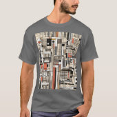 Abstracte Stad 4 T-shirt (Voorkant)