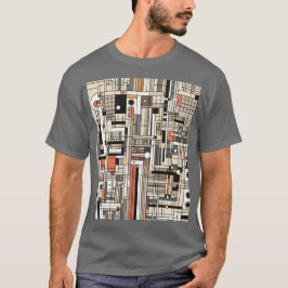 Abstracte Stad 4 T-shirt