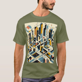 Abstracte Stad 6 T-shirt