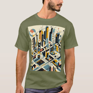 Abstracte Stad 6 T-shirt