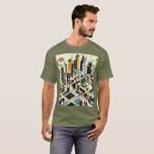 Abstracte Stad 6 T-shirt (Voorkant volledig)