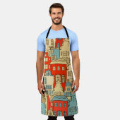 abstracte stad naadloos. schort (Gedragen)