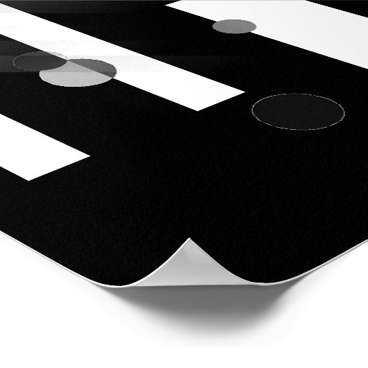 Abstracte stad poster (Hoek)