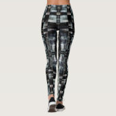 Abstracte stad 's nachts leggings (Achterkant)