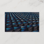 Abstracte stadiumstoelen visitekaartje (Achterkant)