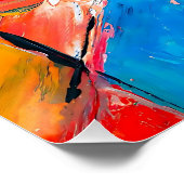 Abstracte stadsritmiekunst perfect poster (Hoek)