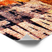 abstracte stadsverval poster (Hoek)