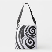 Abstracte stam crossbody tas (Voorkant)