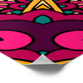 Abstracte stam etnische naadloze patronen of poster (Hoek)