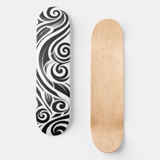 Abstracte stam persoonlijk skateboard (Voorkant)