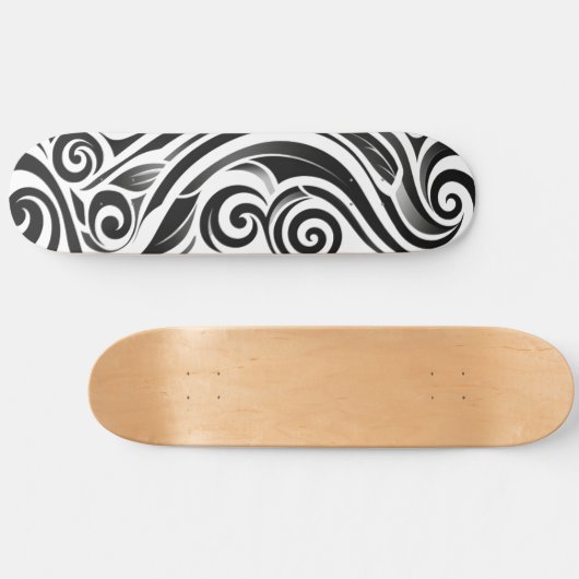 Abstracte stam persoonlijk skateboard (Horizontaal)