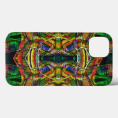 Abstracte stammenachtige design, gecarbeerd Case-Mate iPhone case (Achterkant (horizontaal))