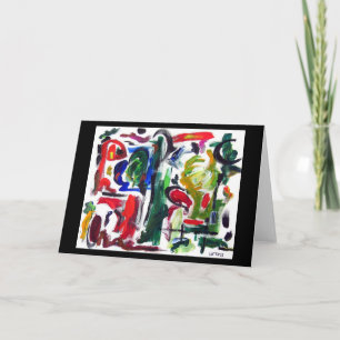 Abstracte standaard dag kaart