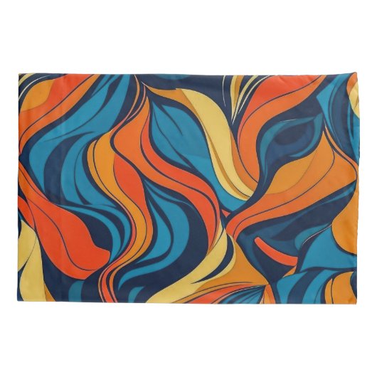 Abstracte standaard enkele Kussensloop (Achterkant)