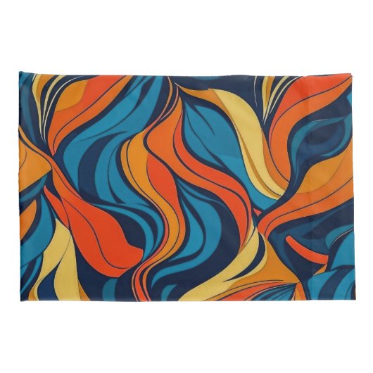 Abstracte standaard paar Kussenslopen (Achterkant-Rechts)