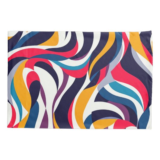 Abstracte standaard paar Kussenslopen (Achterkant-Links)