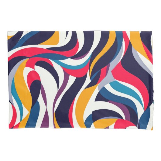 Abstracte standaard paar Kussenslopen (Voorkant-Links)