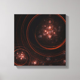 Abstracte standaard zwart-wit canvas afdruk