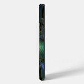 Abstracte Star, glimmende Blauwe Groene Golden Fra Case-Mate iPhone Case (Achterkant / Links)