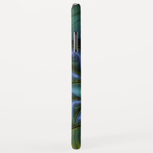 Abstracte Star, glimmende Blauwe Groene Golden Fra Case-Mate iPhone Case (Achterkant/rechts)