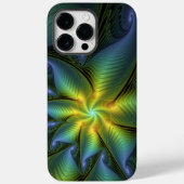Abstracte Star, glimmende Blauwe Groene Golden Fra Case-Mate iPhone Case (Achterkant)